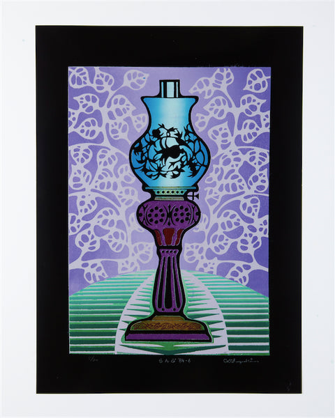 Ltd Edition Japanese Print--Lamp 84-6, Norinaka Suzuki, 1984