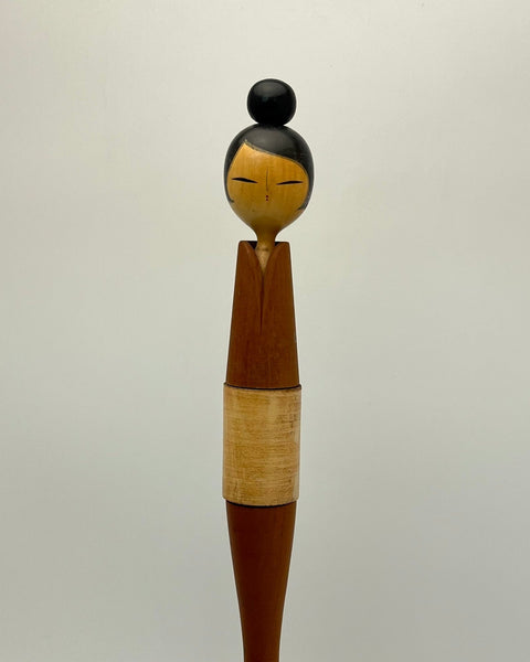 Ultra Rare, Slim and Elegant Vintage Kokeshi. Very Tall