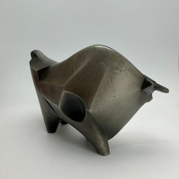Modernist Bull Sculpture, Japanese