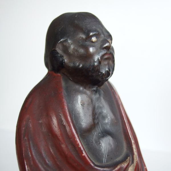Antique Japanese Standing Daruma Figure