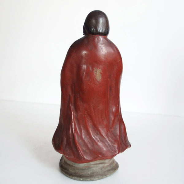 Antique Japanese Standing Daruma Figure