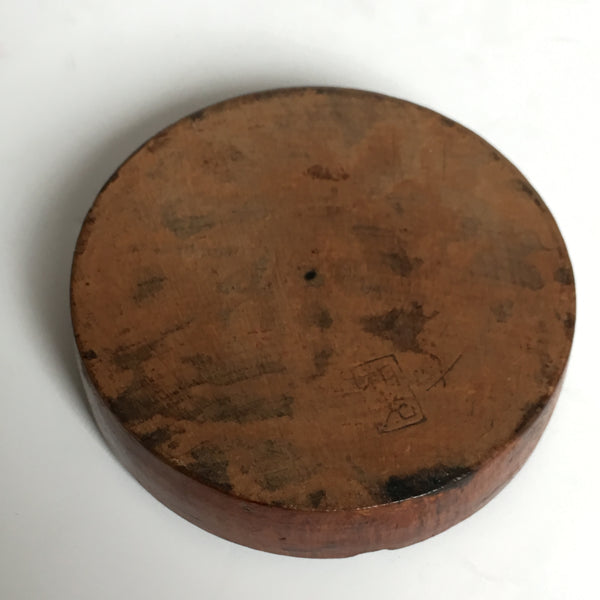 Japanese Zodiac Direction Compass (Jūnishi Hōi-ban) – Hand-Carved Wooden Compass with Magnetic Needle