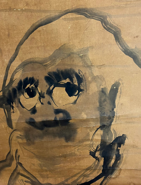 Handpainted Suiboku-ga. Daruma