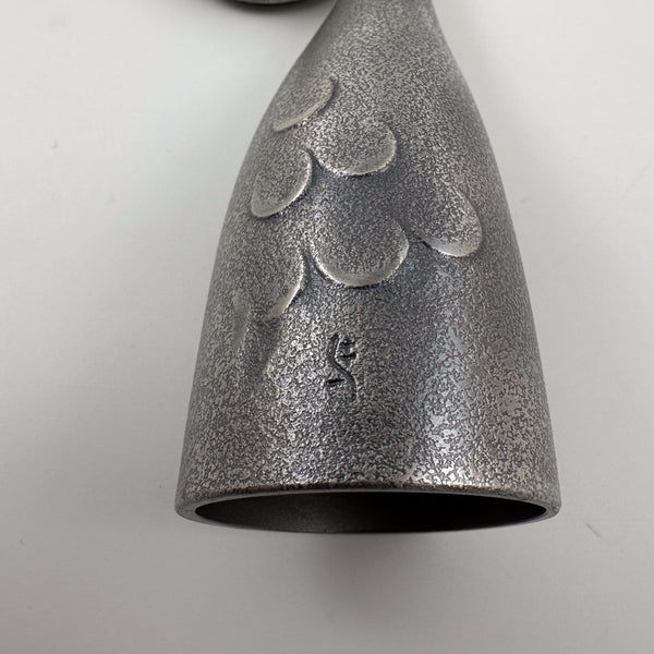 Modern Crane Bell with Beni Ink Holder – Japanese Sculptural Object by Tadahiro Baba