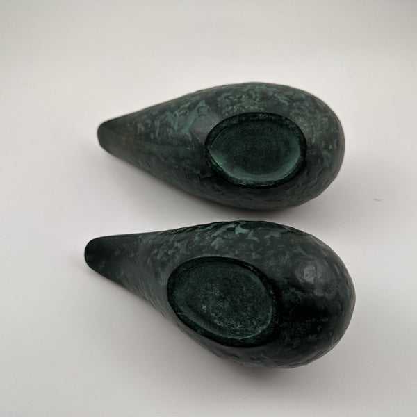Vintage Japanese Modernist Dove Sculptures (Pair), c.1960s–70s