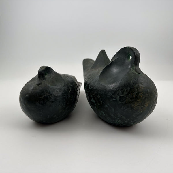 Vintage Japanese Modernist Dove Sculptures (Pair), c.1960s–70s