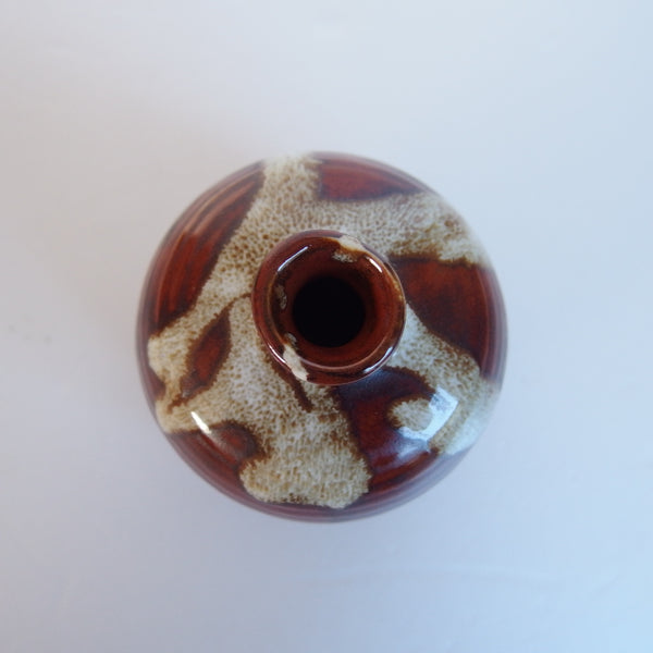 Japanese Vase, Brown Wabisabi MCM Design
