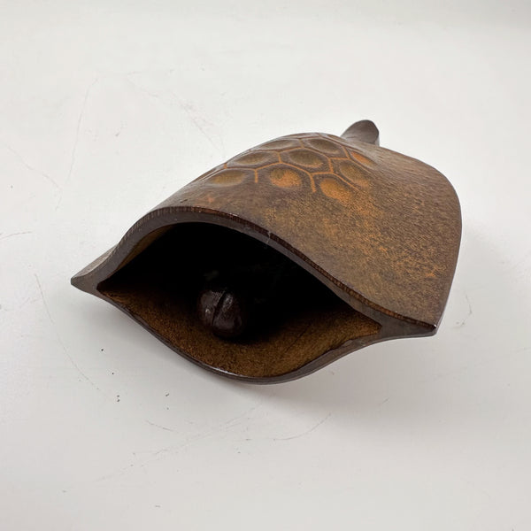 HandBell, Cast Iron, Vintage, Japanese, Turtle