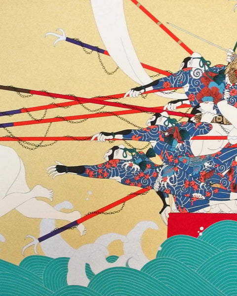 Hideo Takeda's acclaimed Genpei Series, The Drowning of Emperor Antoku