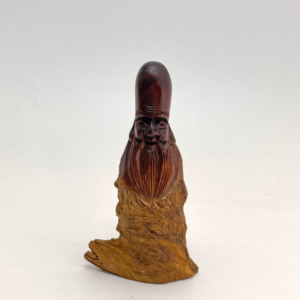 Sculpture, Japanese Lucky God, Fukurokuju