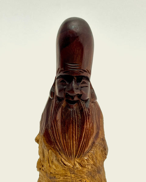 Sculpture, Japanese Lucky God, Fukurokuju