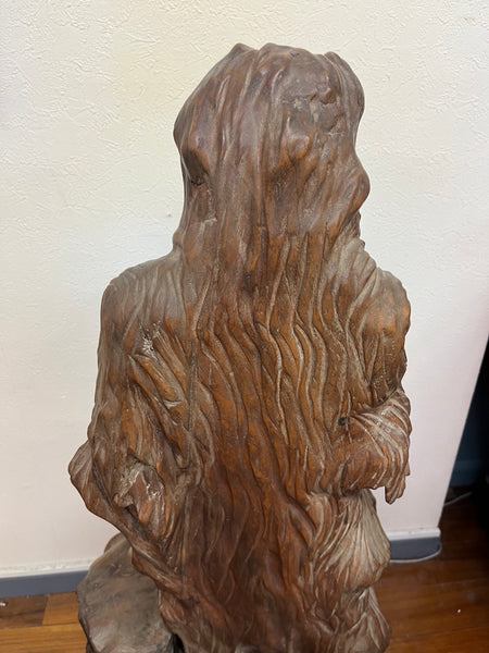 Antique Buddha Sculpture, Bodhi Dharma, Daruma