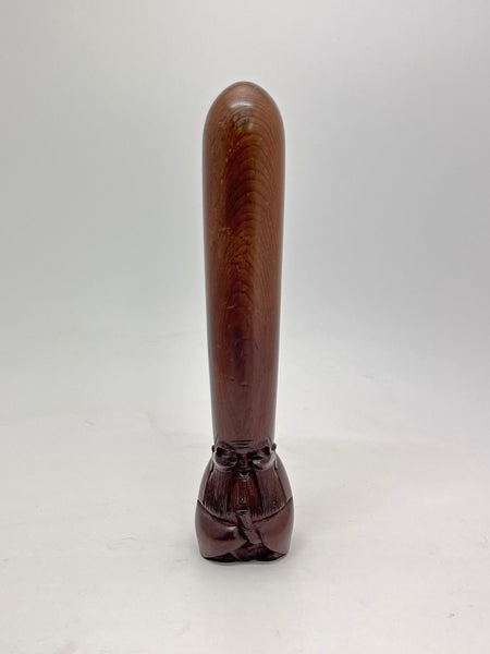 Hand carved Lucky God, Japanese Sculpture