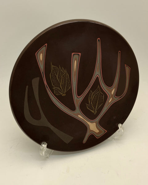 Mid-Century Japanese Lacquer Serving Plate – Antler Design