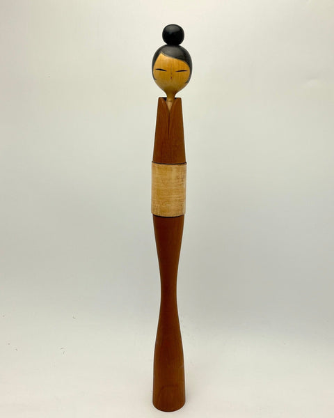 Ultra Rare, Slim and Elegant Vintage Kokeshi. Very Tall