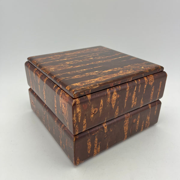 Vintage Cherry Bark Jubako, Two-Tier Bento Box (Kabazaiku)