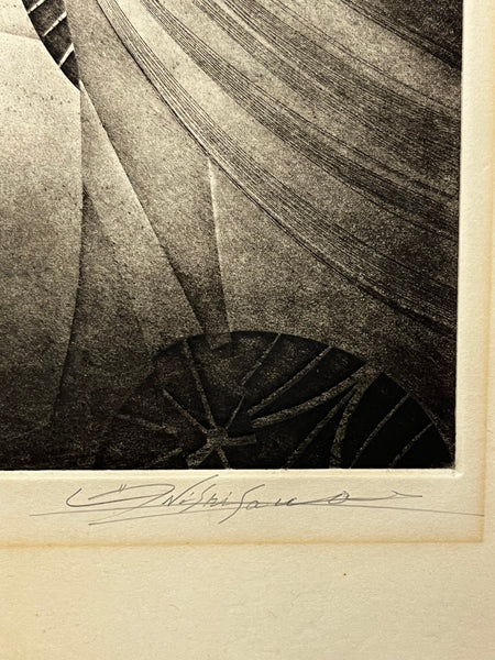 Yūgao (Evening Faces) from Tales of Genji – Artist's Proof Woodblock Print by Shizuo Nishizawa